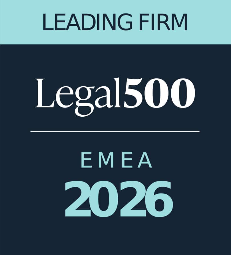 Legal 500 EMEA 2026, leading firm